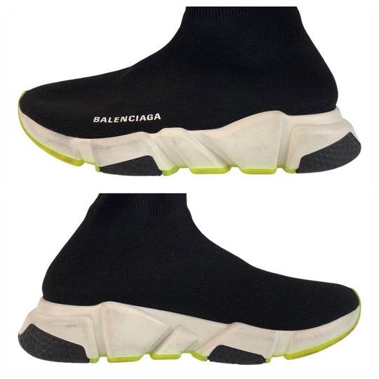 BALENCIAGA sneakers Knit, Rubber black Sneakers Sock Sneakers Speed trainer mens 39 Used Authentic