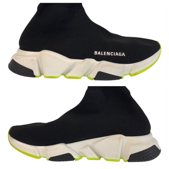 BALENCIAGA sneakers Knit, Rubber black Sneakers Sock Sneakers Speed trainer mens 39 Used Authentic