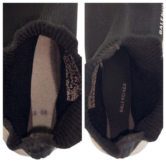 BALENCIAGA sneakers Knit, Rubber black Sneakers Sock Sneakers Speed trainer mens 39 Used Authentic