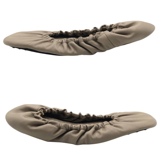 BALENCIAGA Ballet shoes leather beige Ballet shoes flat shoes Women 37in Used Authentic