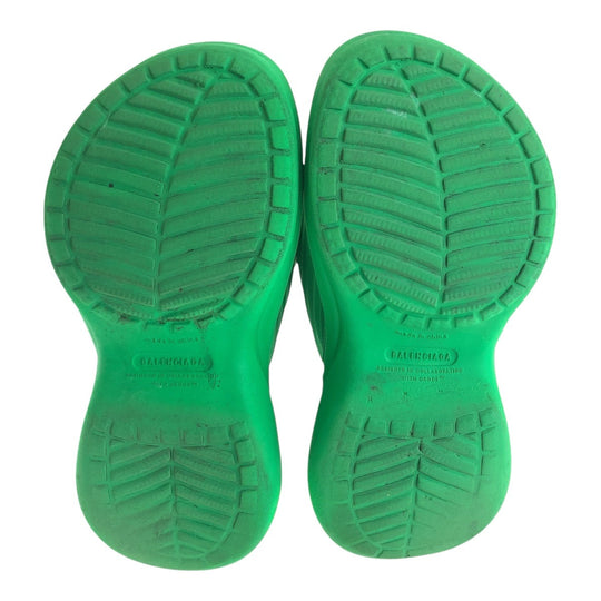 BALENCIAGA boots rubber green boots Crocs collaboration Women 36 Used Authentic