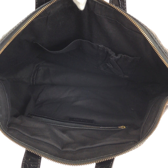 Givenchy Shoulder Bag SI0170 leather Black GoldMetal Shoulder Bag Handbag 2way Nightingale Embossing Women Used Authentic