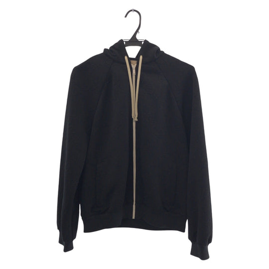 GUCCI Hoodie 661783 XJDEM polyester black Hoodie Zip Hoodie GG pattern Women S Used Authentic