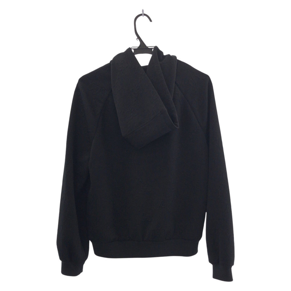 GUCCI Hoodie 661783 XJDEM polyester black Hoodie Zip Hoodie GG pattern Women S Used Authentic