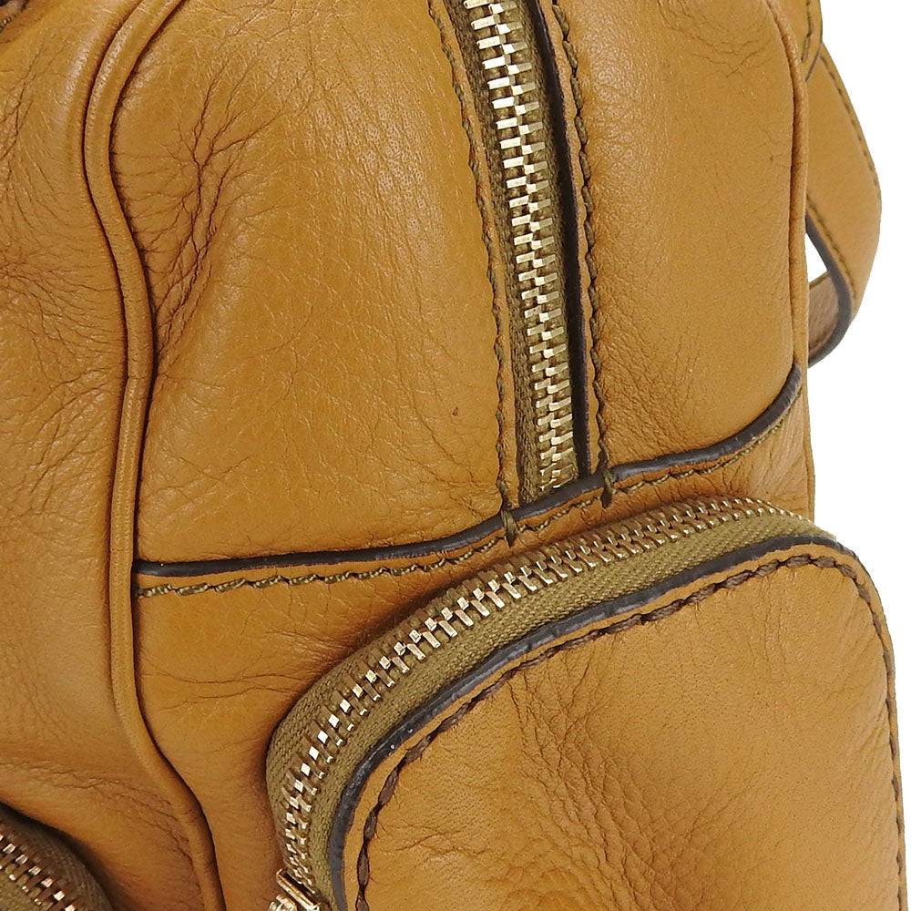 TOD�fS Handbag leather Brown Women Used Authentic