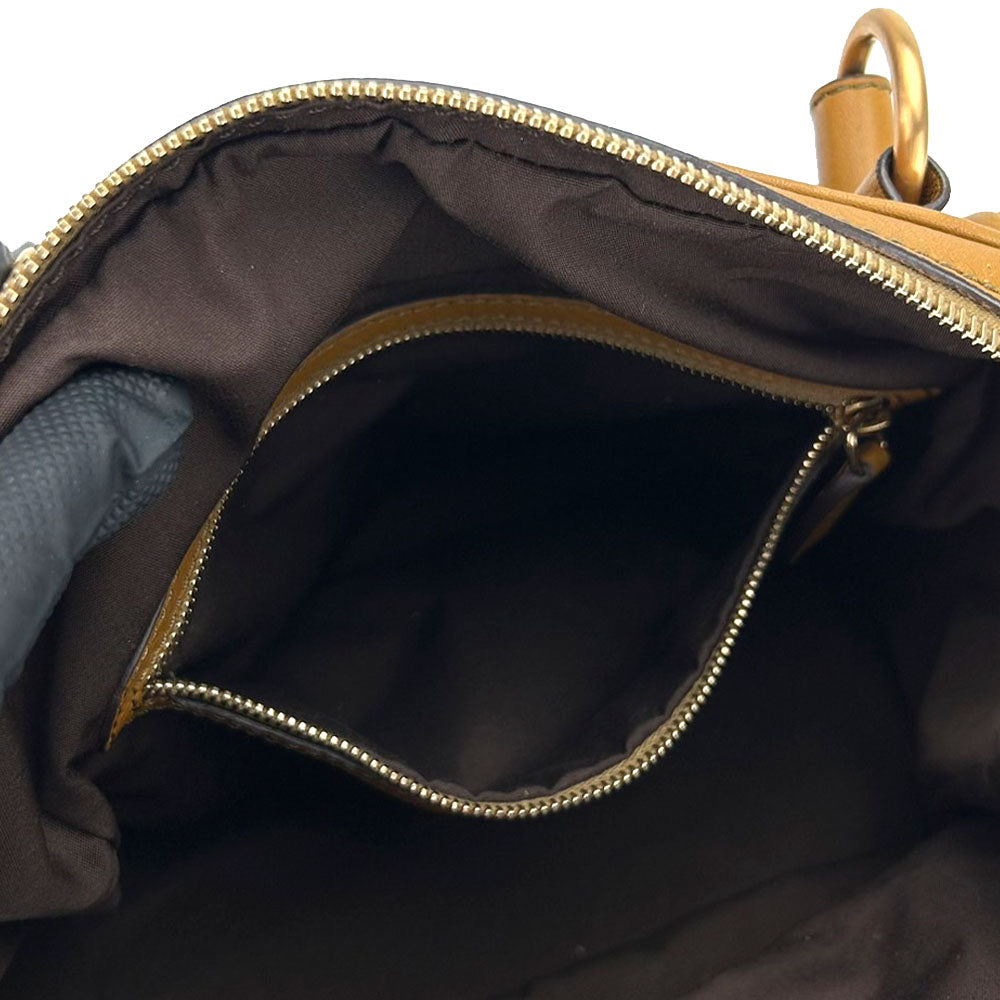 TOD�fS Handbag leather Brown Women Used Authentic