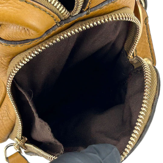 TOD�fS Handbag leather Brown Women Used Authentic