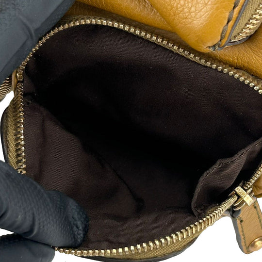 TOD�fS Handbag leather Brown Women Used Authentic