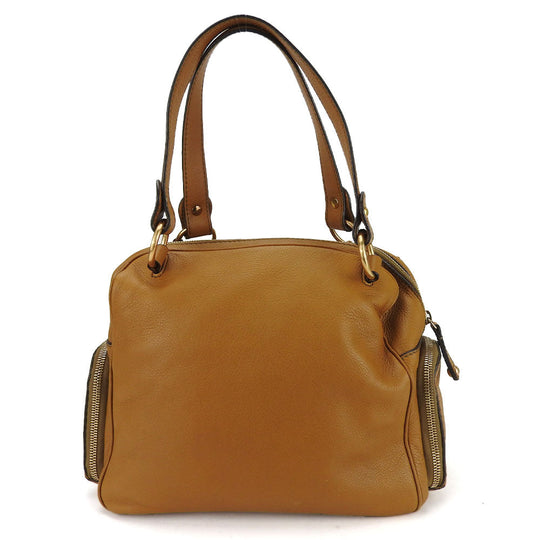TOD�fS Handbag leather Brown Women Used Authentic