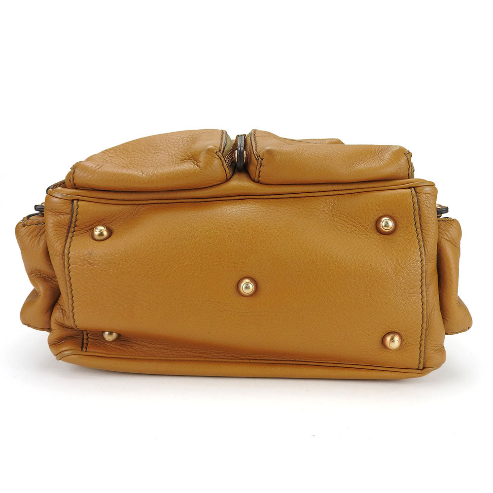 TOD�fS Handbag leather Brown Women Used Authentic