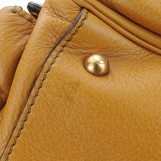 TOD�fS Handbag leather Brown Women Used Authentic