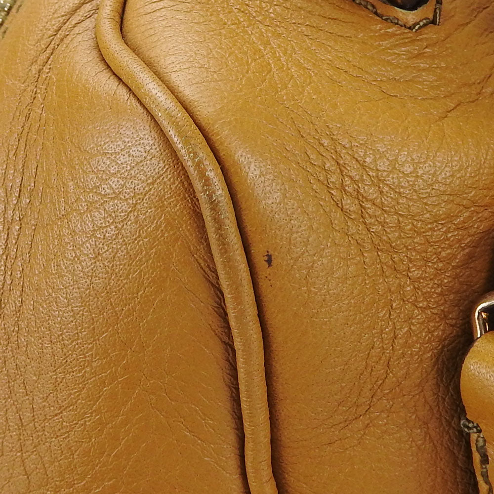 TOD�fS Handbag leather Brown Women Used Authentic