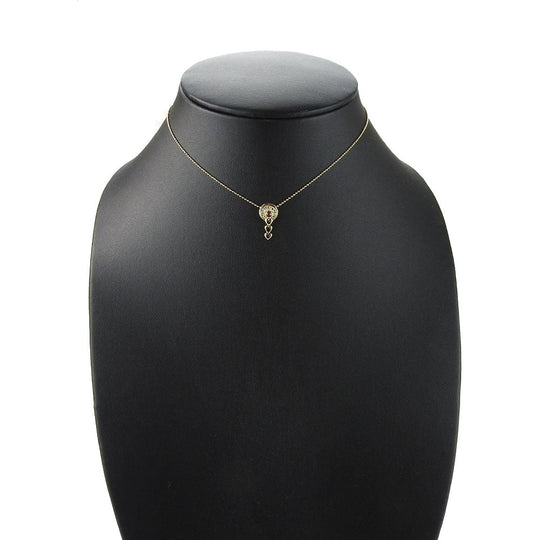 Christian Dior Necklace 18K Yellow Gold, Ruby, Diamond gold Women Used Authentic