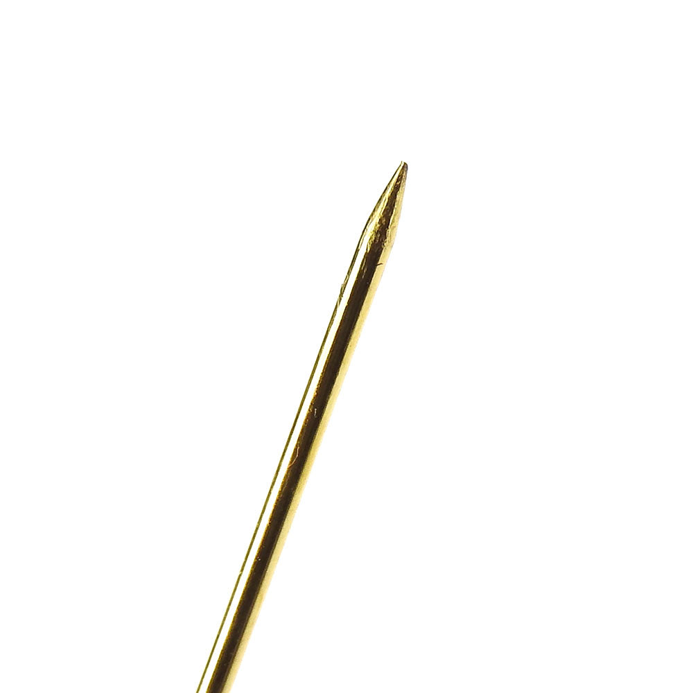 CHANEL Brooch metal gold Women Used Authentic