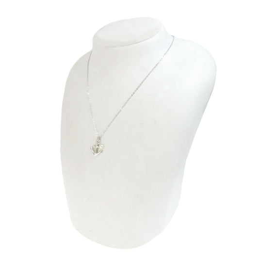 MIKIMOTO Necklace SV, Pearl Silver Anchor motif Anchor Pearl Pearl Women Used Authentic