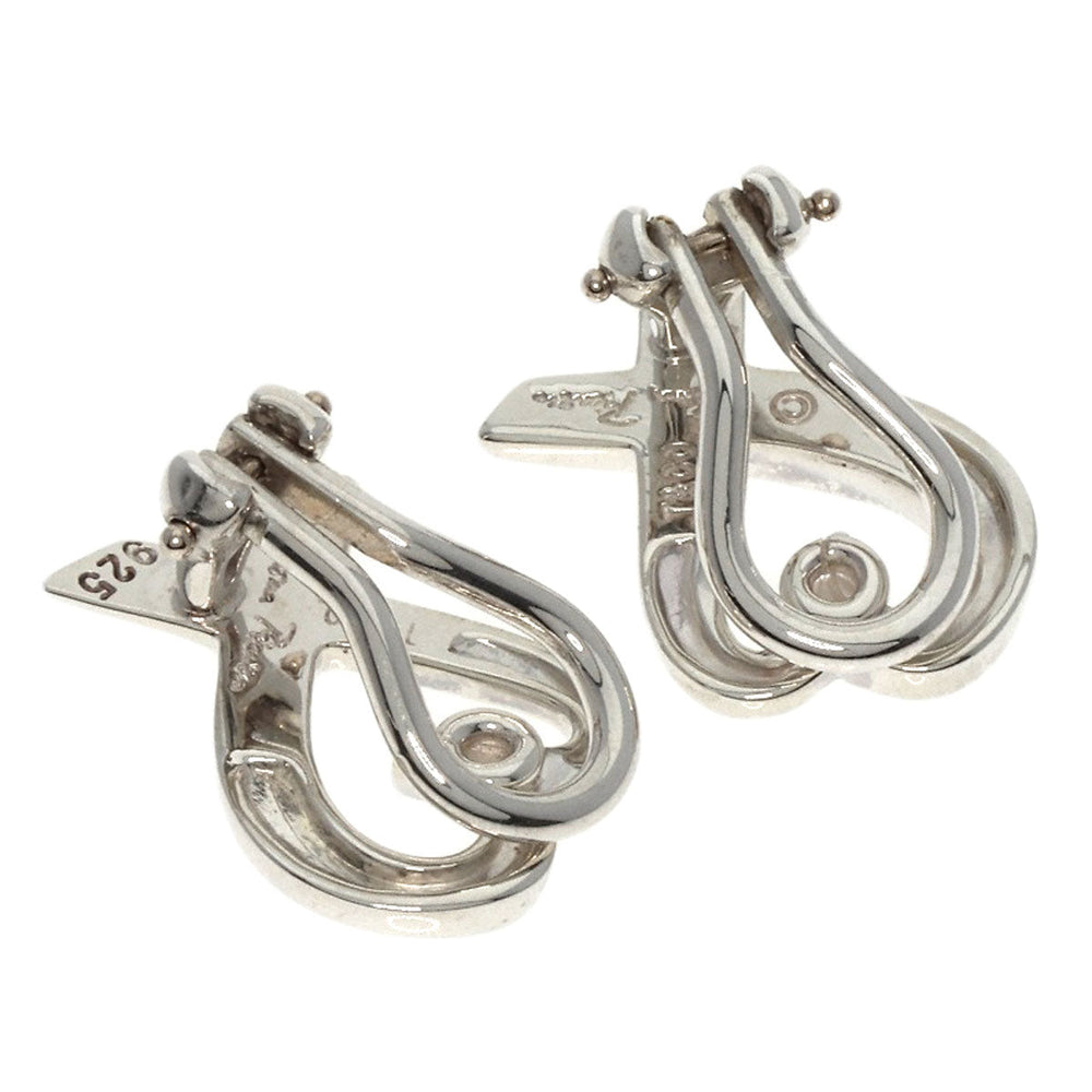 TIFFANY&Co. Earring SV Silver Loving heart Women Used Authentic