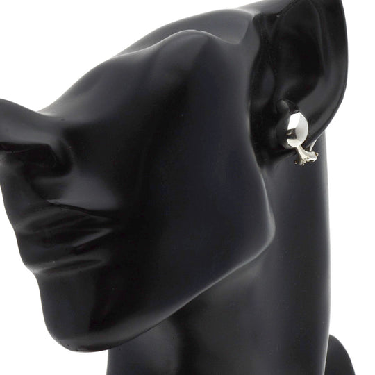 TIFFANY&Co. Earring SV Silver teardrop Women Used Authentic