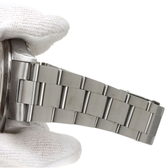 ROLEX Watches Mechanical Automatic 14000M Stainless Steel Silver Air king black dial