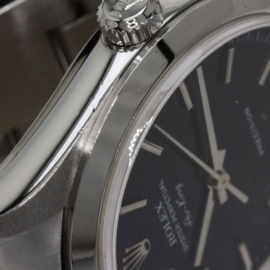 ROLEX Watches Mechanical Automatic 14000M Stainless Steel Silver Air king black dial