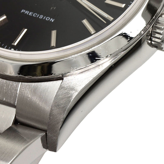 ROLEX Watches Mechanical Automatic 14000M Stainless Steel Silver Air king black dial