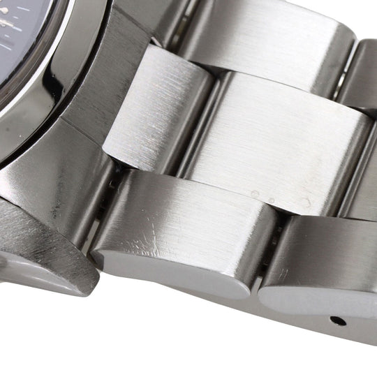 ROLEX Watches Mechanical Automatic 14000M Stainless Steel Silver Air king black dial