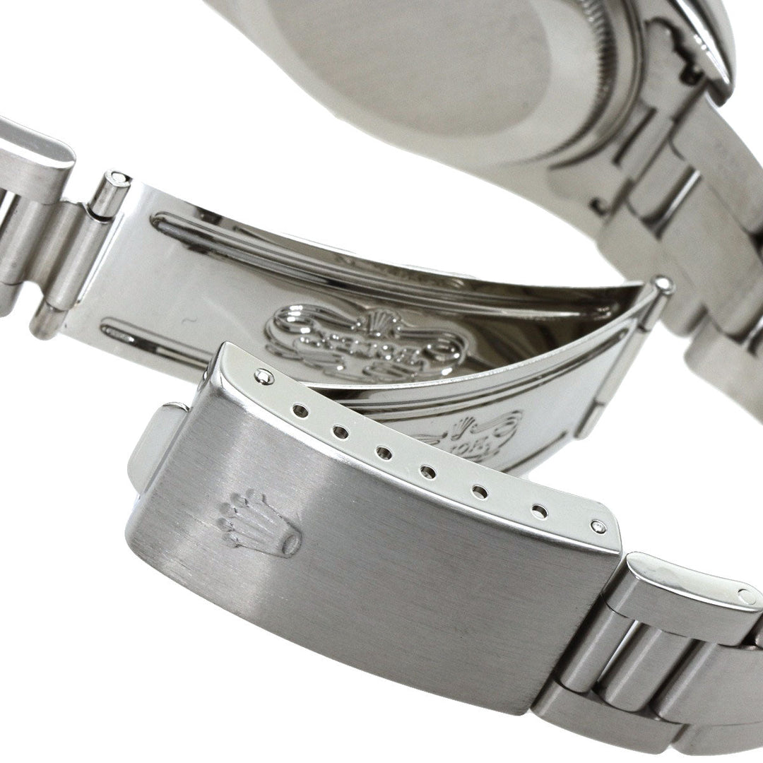 ROLEX Watches Mechanical Automatic 14000M Stainless Steel Silver Air king black dial