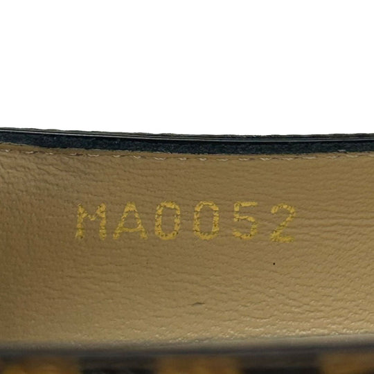 LOUIS VUITTON pumps enamel Brown Women 34 1/2 Used Authentic