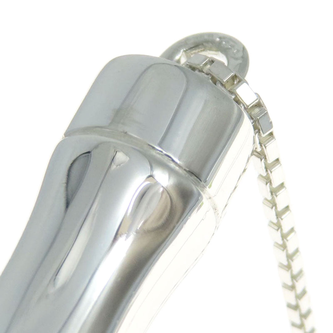 GUCCI Necklace SV Silver bamboo long Women Used Authentic