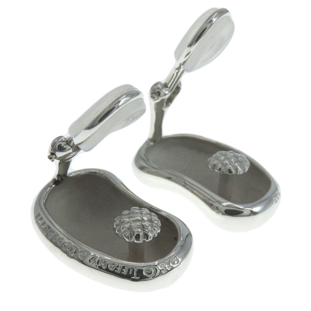 TIFFANY&Co. Earring SV Silver TIFFANY&Co.Bean Medium Women Used Authentic