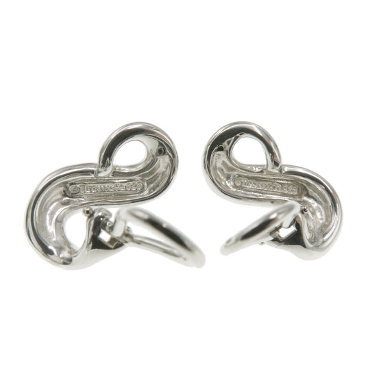 TIFFANY&Co. Earring SV Silver Infinity Women Used Authentic