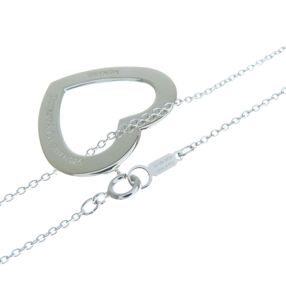 TIFFANY&Co. Necklace SV Silver heart medium Women Used Authentic