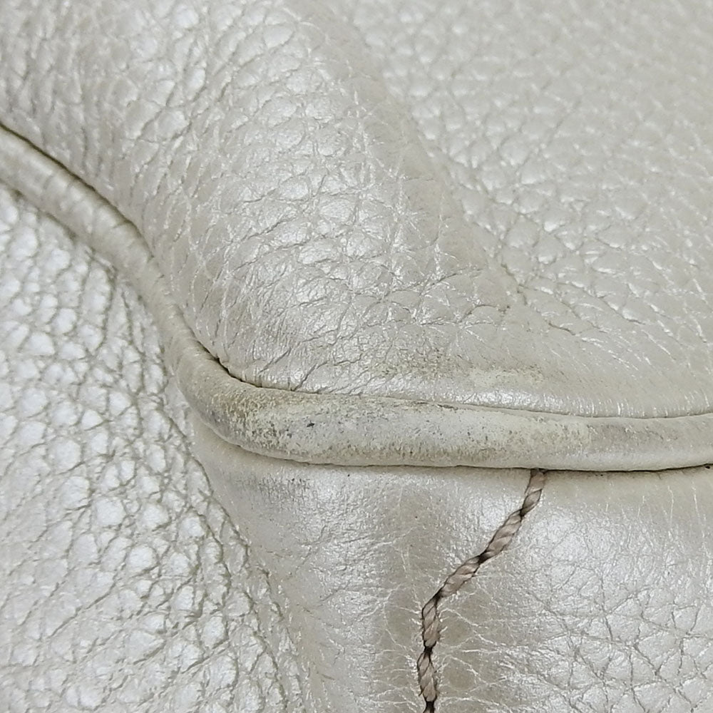 CELINE Handbag 134023NGR leather gold Women Used Authentic
