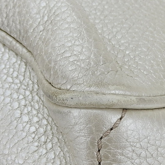 CELINE Handbag 134023NGR leather gold Women Used Authentic