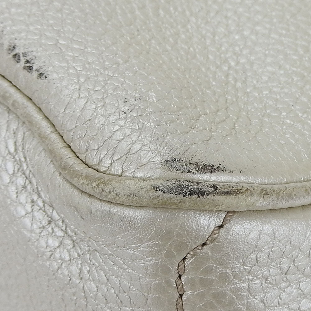 CELINE Handbag 134023NGR leather gold Women Used Authentic