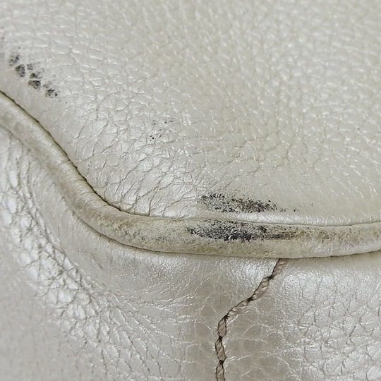 CELINE Handbag 134023NGR leather gold Women Used Authentic
