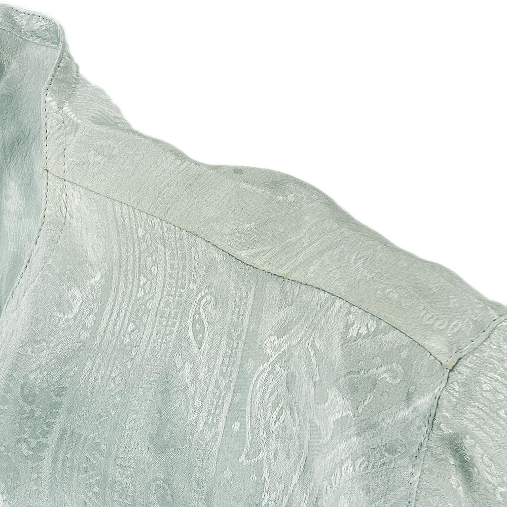 Christian Dior blouse silk Mint green Women M Used Authentic