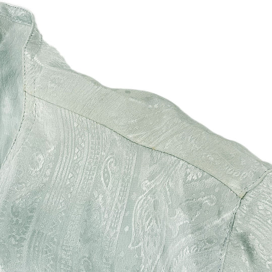 Christian Dior blouse silk Mint green Women M Used Authentic