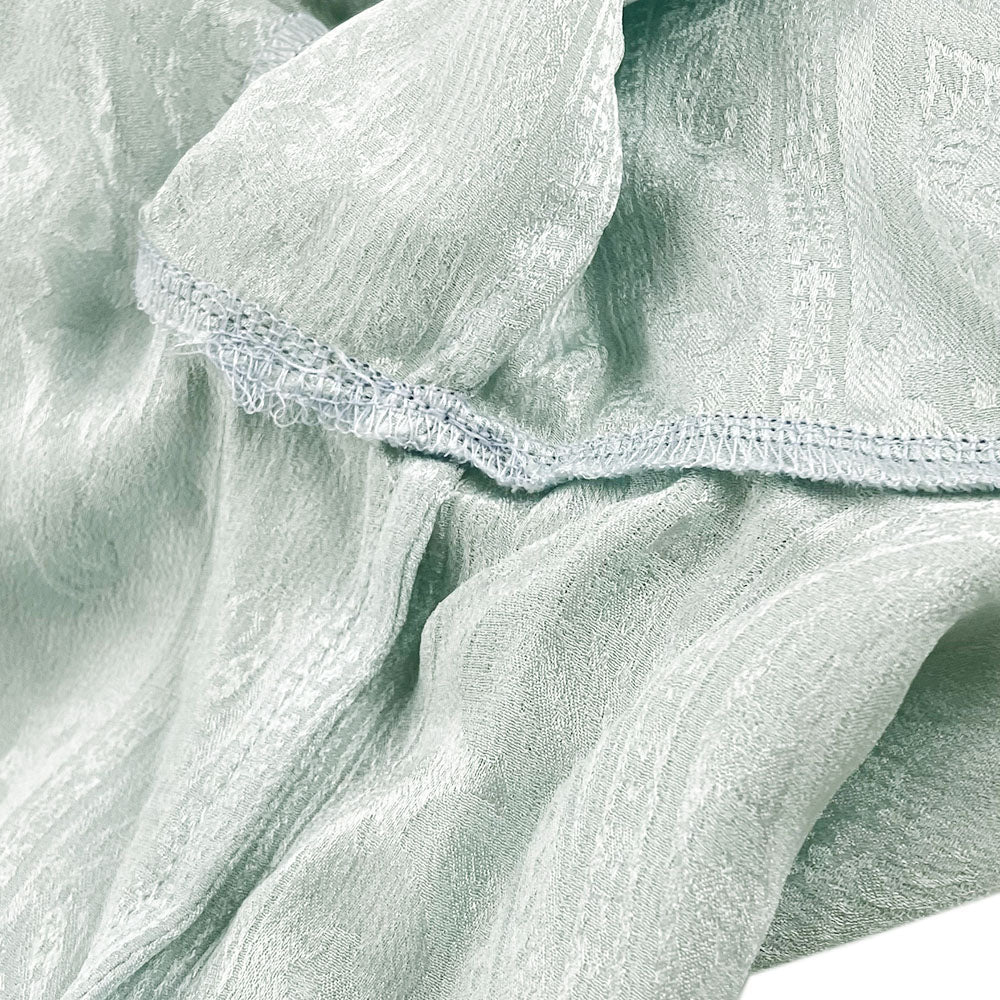 Christian Dior blouse silk Mint green Women M Used Authentic