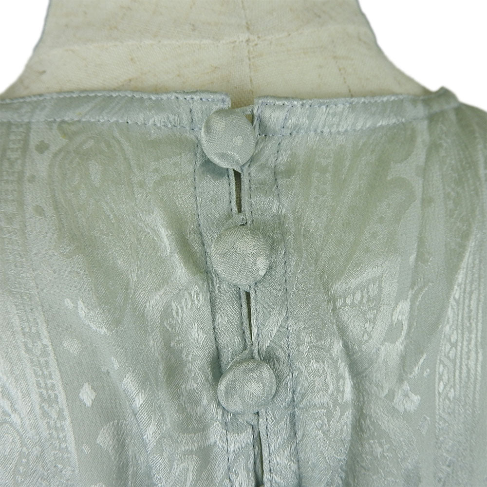 Christian Dior blouse silk Mint green Women M Used Authentic