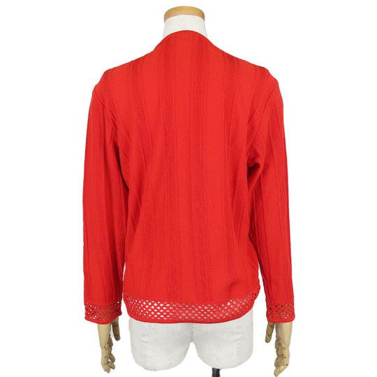 Christian Dior cardigan Cotton, Rayon Red Women M Used Authentic
