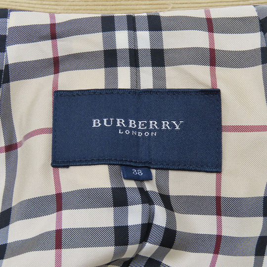 BURBERRY LONDON tailored jacket Corduroy beige Women 38 Used Authentic
