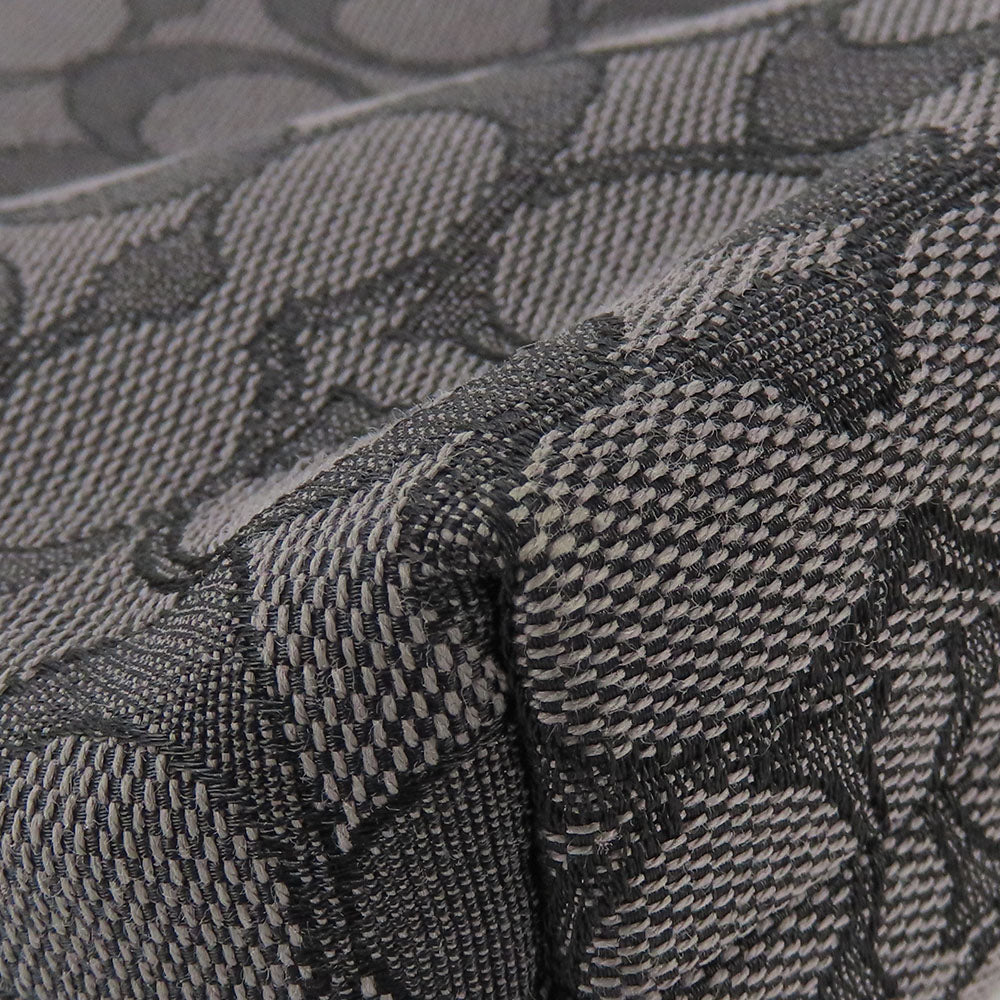 COACH Shoulder Bag F29960 Canvas, Leather black Women Used Authentic