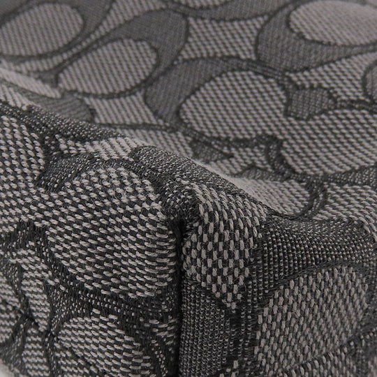 COACH Shoulder Bag F29960 Canvas, Leather black Women Used Authentic