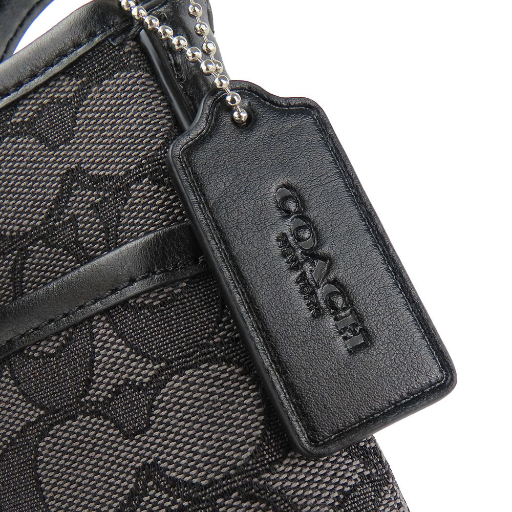 COACH Shoulder Bag F29960 Canvas, Leather black Women Used Authentic