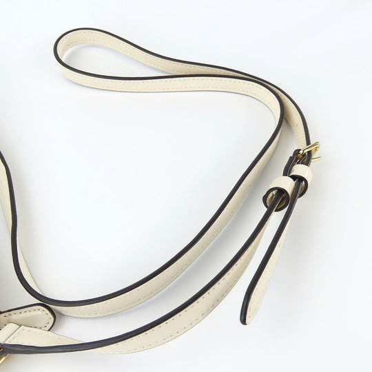 COACH Shoulder Bag F29960 Canvas, Leather Ivory Women Used Authentic