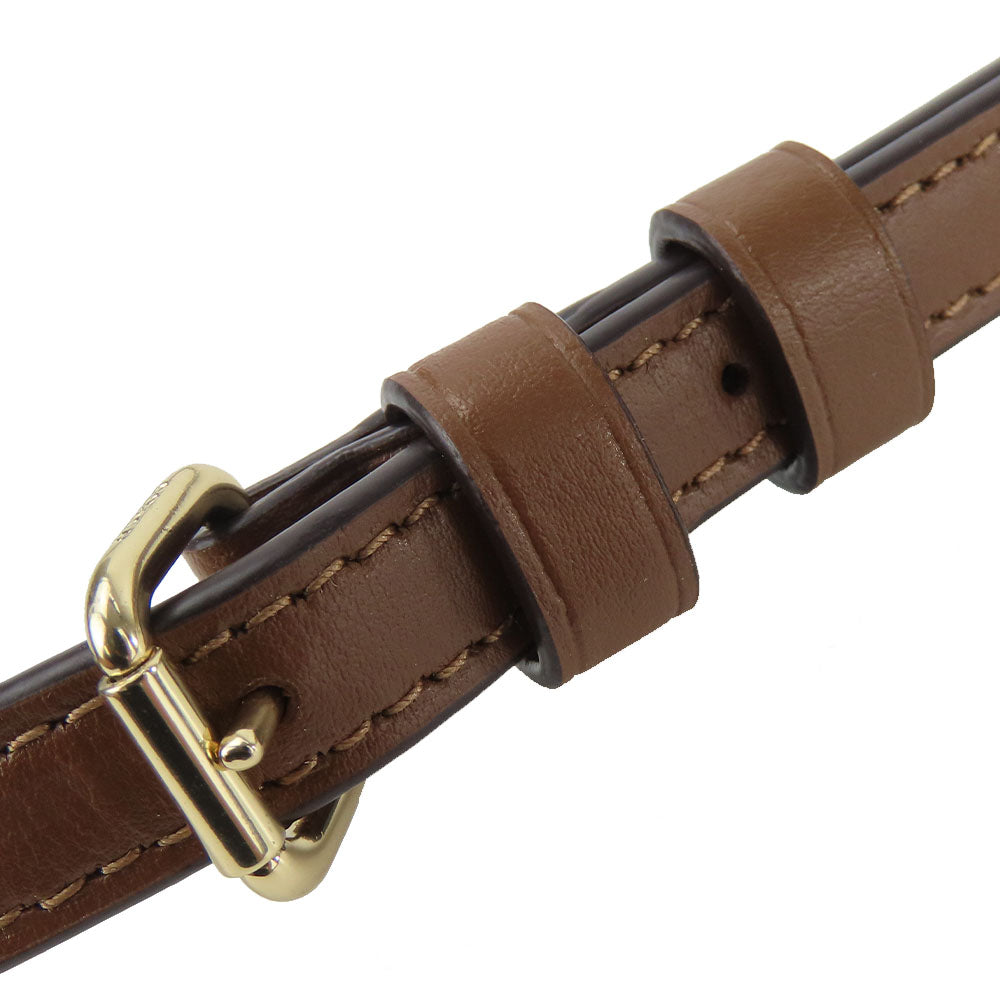 COACH Shoulder Bag F29210 PVC, Leather mocha Women Used Authentic