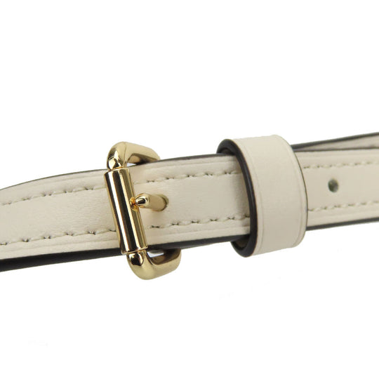 COACH Shoulder Bag F29960 Canvas, Leather Ivory Women Used Authentic