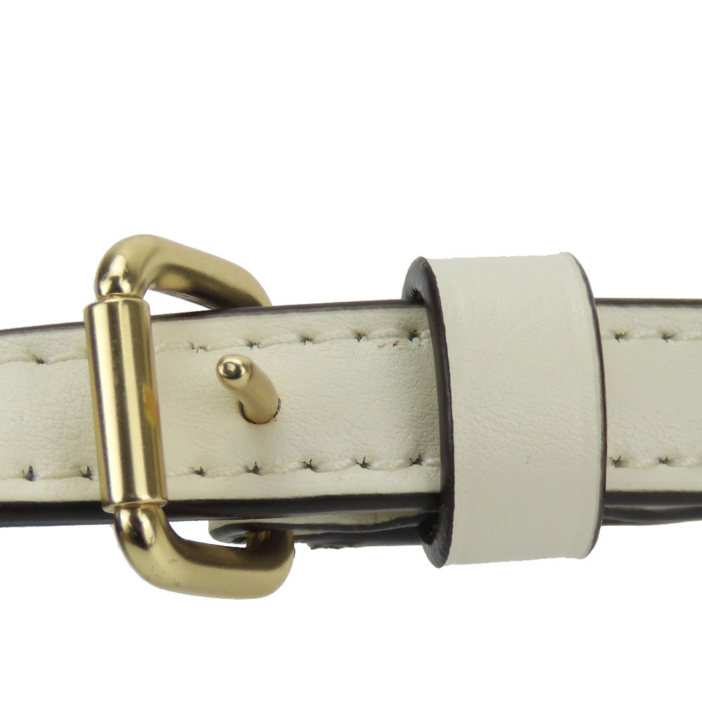 COACH Shoulder Bag F29210 PVC, Leather white Women Used Authentic