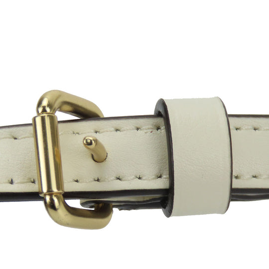 COACH Shoulder Bag F29210 PVC, Leather white Women Used Authentic