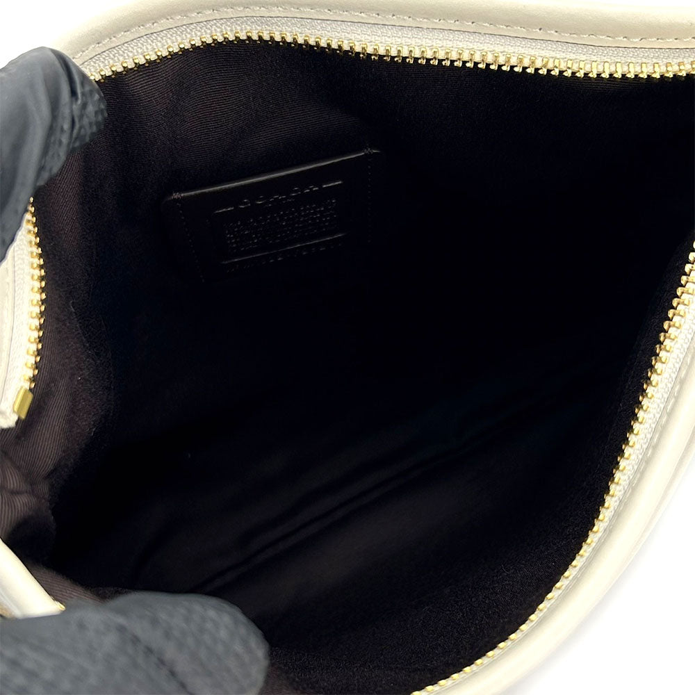 COACH Shoulder Bag F29210 PVC, Leather white Women Used Authentic